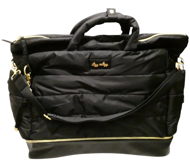 Itzy Ritzy Dream Weekender Travel Bag - Lightweight Overnight & Hospital Bag Fea