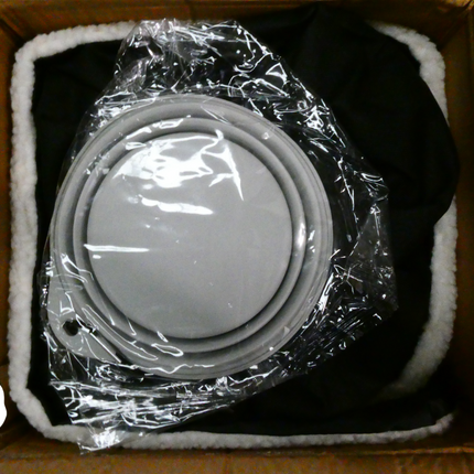 Zooba 42" Portable Soft Dog Crate for Large Dogs - Collapsible Travel Kennel wit