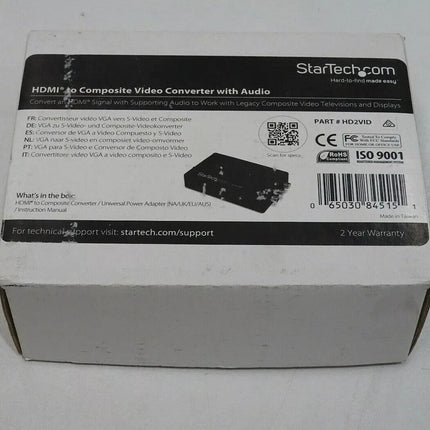 StarTech.com HD2VID HDMI to Composite Converter with Audio