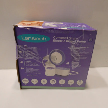 Lansinoh Breast Pump Compact Single Electric Breast Pump Breastfeeding Milk Brea