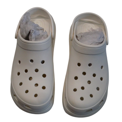 Crocs Clog (White, Size M9/W11 US)