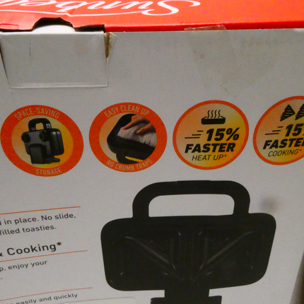 Sunbeam 2 Slice Express Melt Toastie Maker GRP2000SV