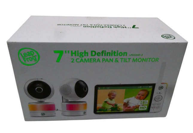 Leapfrog LF920HD 7" 2-Camera Full Colour Pan & Tilt Video Baby Monitor