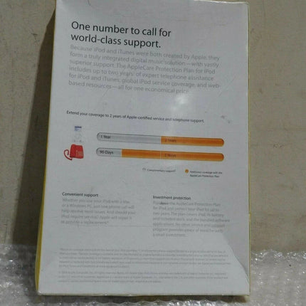 AppleCare Protection Plan for iPod 1 Year - M9404FE/B (Mac or PC)