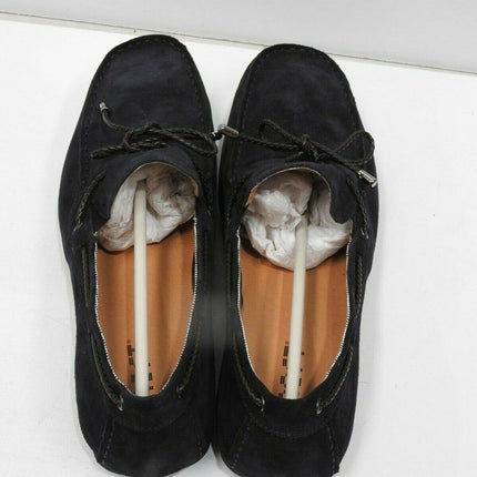 CROFT Men's Perry Flat Loafers, Midnight Suede, EU 45, US 12