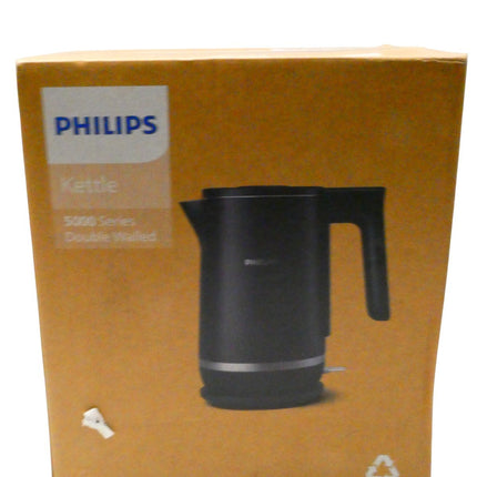 Philips Series 5000 Double Walled Kettle - Family-Sized 1.7L Capacity, Stainless