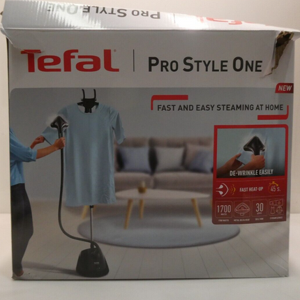 Tefal Pro Style One Garment Upright Steamer Black IT2461ZO