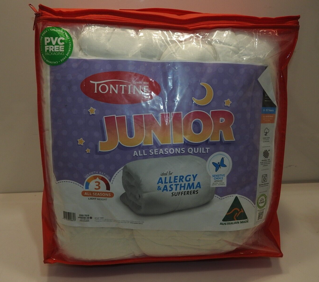 Tontine T4880 Junior Quilt, Single - White