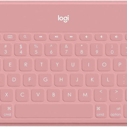 Logitech Keys-to-Go Ultra Slim Keyboard Bluetooth with iPhone Stand - Pink