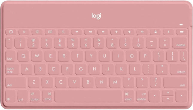 Logitech Keys-to-Go Ultra Slim Keyboard Bluetooth with iPhone Stand - Pink