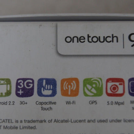 Alcatel OneTouch OT-990 3G GPS Android 5MP Mobile Phone - Black