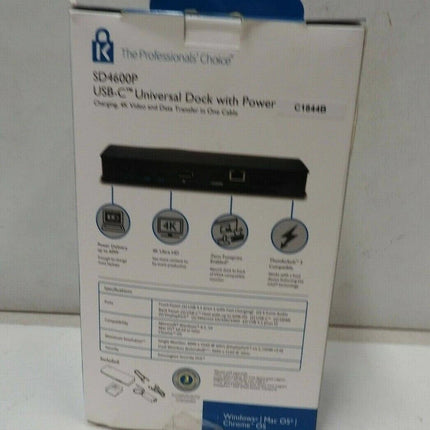 Kensington SD4600P USB Type-C Docking Station with Power