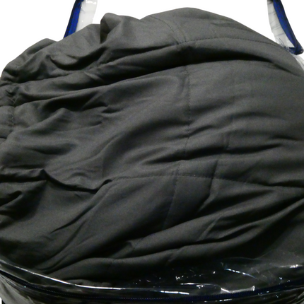 LUXOR Microfibre Weighted Blanket, Machine Washable Winter Blankets for Adults (