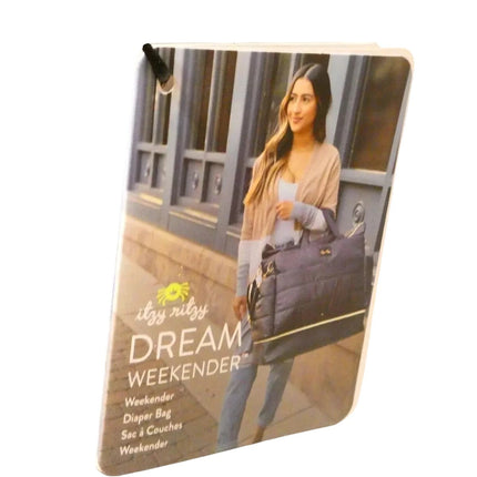 Itzy Ritzy Dream Weekender Travel Bag - Lightweight Overnight & Hospital Bag Fea
