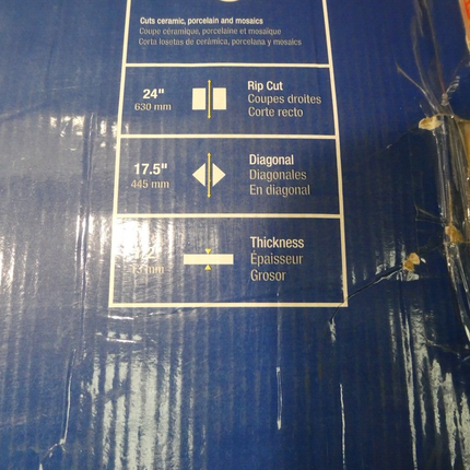 QEP 10630 24-Inch Manual Cutter with Tungsten Carbide Scoring Wheel for Porcelai