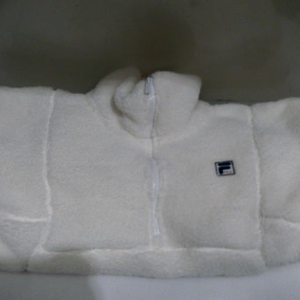 FILA Women's Monika Quarter Zip, Arctic White, XX-Large