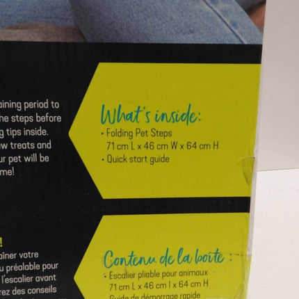 PetSafe CozyUp Folding Dog Stairs - Pet Stairs for Indoor/Outdoor