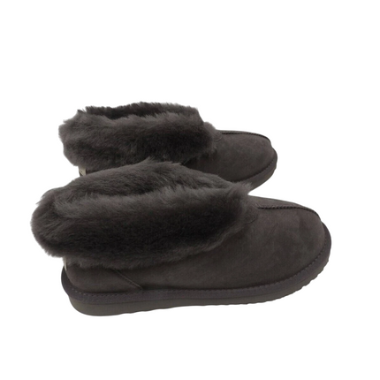 UGG Unisex Double Face Sheepskin Home Slipper OB004, Grey - US 7M/9L