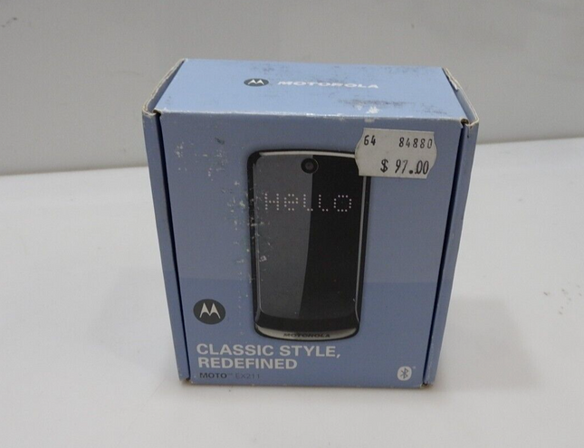 Motorola GLEAM EX211 Graphite Grey / Black