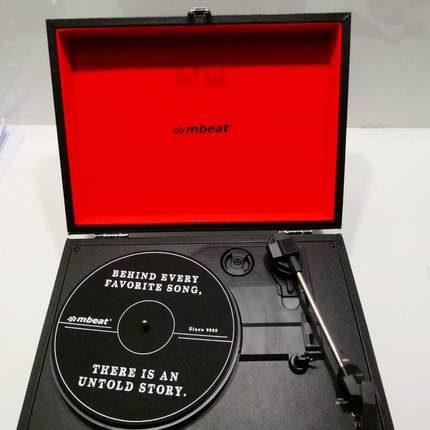mbeat USB-TR88 Retro Briefcase-styled USB Turntable Recorder