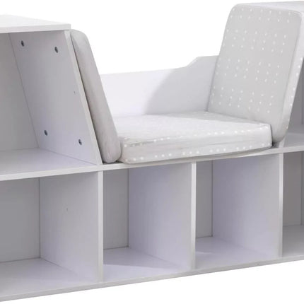 KidKraft Bookcase with Reading Nook Toy - White