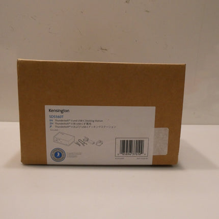 Kensington SD5560T Thunderbolt 3 and USB-C Dual 4K Hybrid Docking Station – 96W