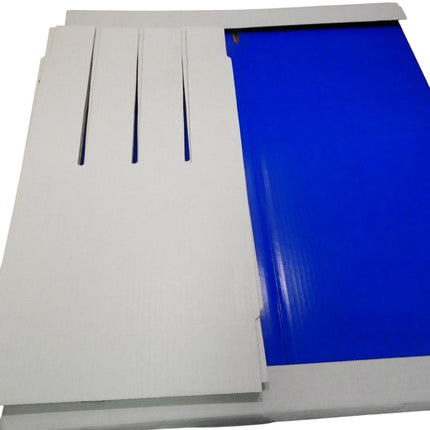 Classroom Keepers Poster & Roll Storage, Blue, 24"H x 12-1/4"W x 12-1/4"D