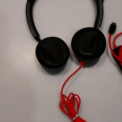 Poly by Plantronics - Blackwire 3325 Wired Stereo On Ear Headset