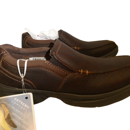 Clarks Men's Bradley Vibe Oxford, Tan Tumbled Leather, 7.5 US