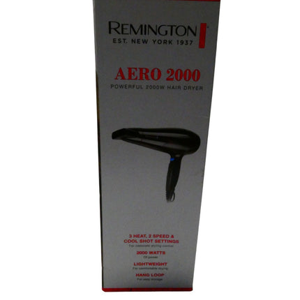 Remington D3190AU Aero 2000 Hair Dryer - Black