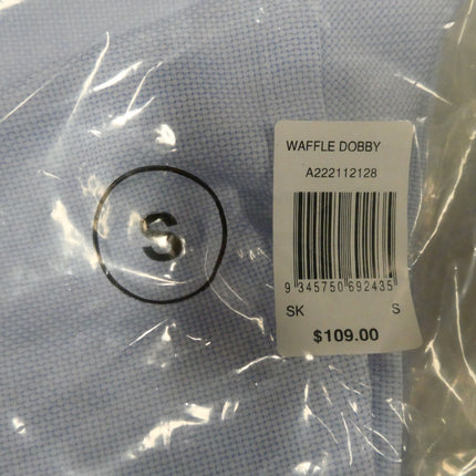 Abelard Men's Waffle Dobby Shirt Slim Fit, Sky, Small