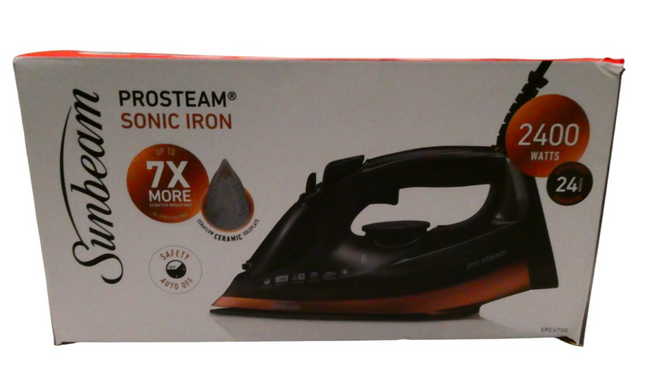 Sunbeam Pro Steam Ceraflow Sonic Iron SRC4700 - Black/Brown