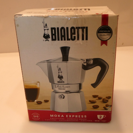 BIALETTI Moka Express 2-Cup Stovetop Coffee Maker Espresso Maker