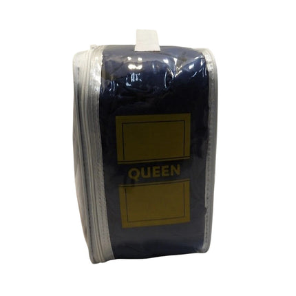 Lush Decor Ruffle Skirt Bedspread, Navy, Queen