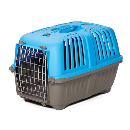 Pet Carrier: Hard-Sided Dog Carrier, Cat Carrier, Small Animal Carrier in Blue