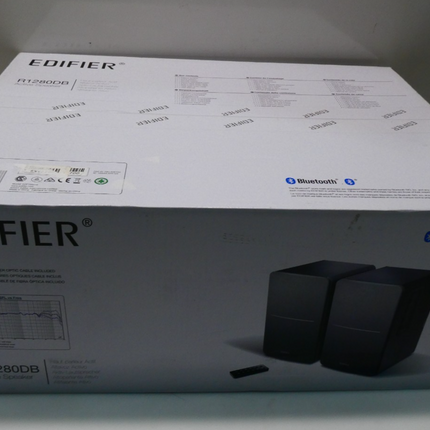 Edifier R1280DB Bluetooth Powered Bookshelf Speakers 42W RMS Optical Input Black