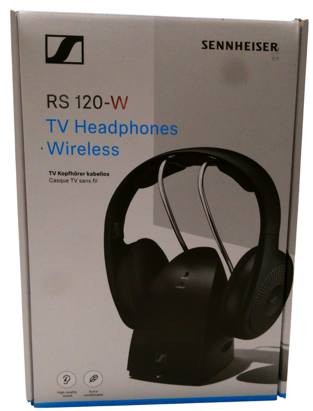 Sennheiser RS 120-W On-Ear Wireless Headphones - Black
