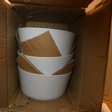 Stone + Lian Celina Stoneware 16-Piece Dinnerware Set White - BLB1361