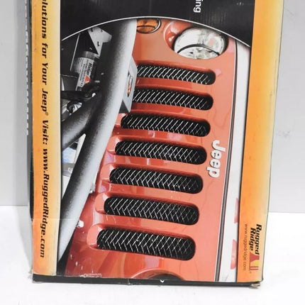 Rugged Ridge 11401. 31 Black Gloss Mesh Grille Insert Screen