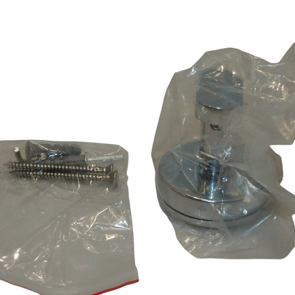 Preferred Bath Accessories PC2000GM Anello Collection Glass Mounted Robe Hook, P