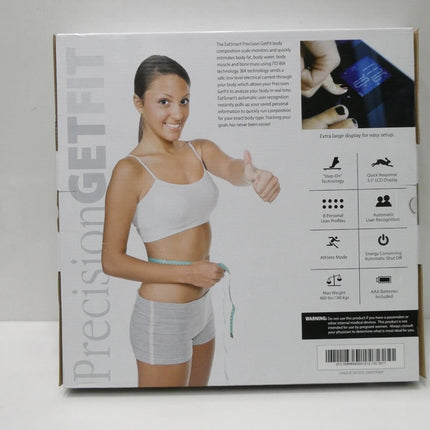 EatSmart Get Fit Digital Body Fat Scale - Black