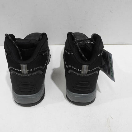 Bata Sportmates Maverick Black/Grey Safety Shoe, UK Men 3