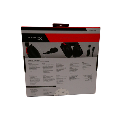 HyperX Cloud III Wireless Gaming Headset for PC, PS4&5, NS - Red