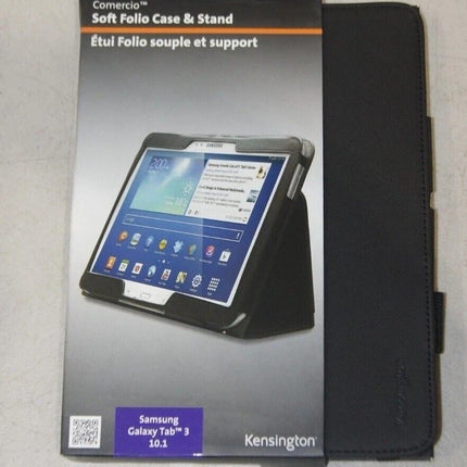 Kensington Comercio Soft Folio Case & Stand for Galaxy Tab 3,10.1'' - Black