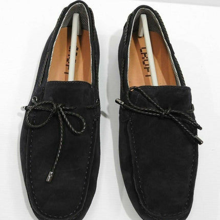 CROFT Men's Perry Flat Loafers, Midnight Suede, EU 41 8US