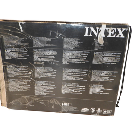 Intex Dura-Beam Plus Series Essential Rest Airbed with Internal Electric Pump