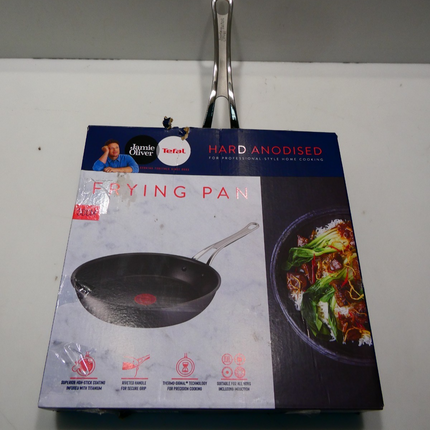 Tefal by Jamie Oliver Cooks Classic Induction Hard Anodised Frypan, 30cm, H91207