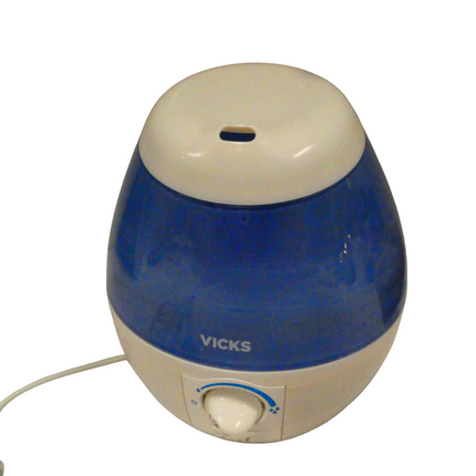 Vicks Mini Cool Mist Humidifier with Auto Shut Off & VapoPads 20 Hours Runtime