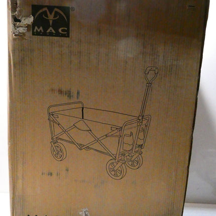 MacSports Collapsible Folding Outdoor Utility Wagon - Black