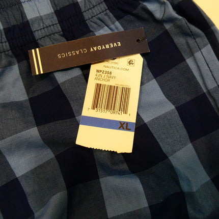 Nautica Mens Soft Woven 100% Cotton Elastic Waistband Sleep Pajama Pant, X-Large